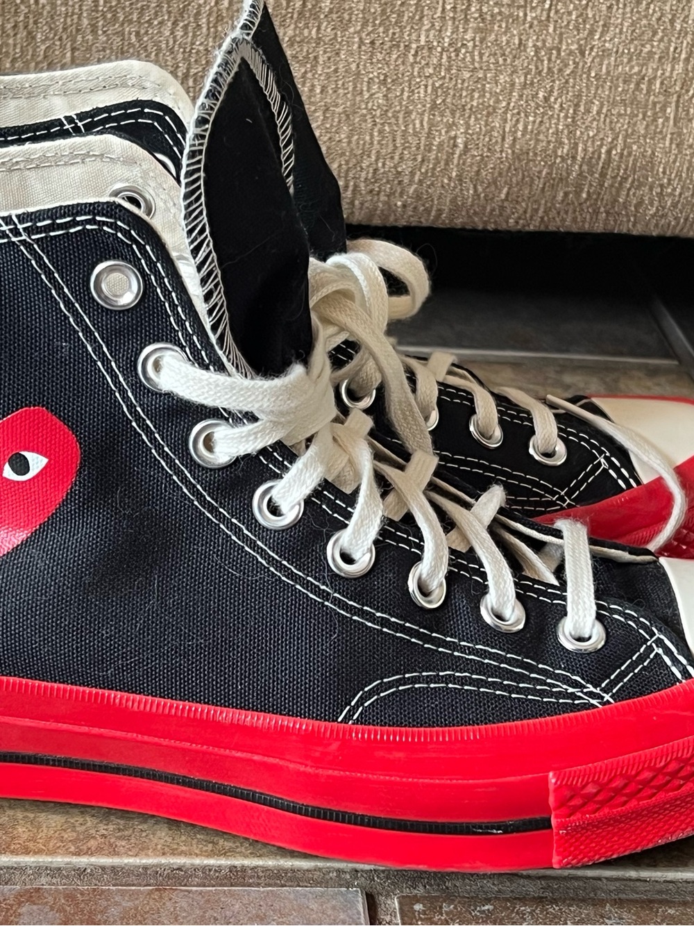Limited edition Comme des Garçons Converse size 7
